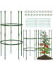 COSTWAY Tomaten Rankhilfe 3er Set 102cm in Grün