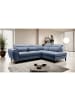 MF Design Nobel Recamiere Rechts in Blau -  (L) 265 x (B) 265 x (H) 100 cm