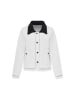 NAEMI Women Cardigan in Offwhite Black