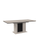CALICOSY Esstisch NOVARA in Taupe - (W) 160  x (H) 76  x (L) 90 cm