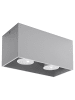 Licht-Erlebnisse Deckenlampe (B)10 x (L)20 x (H)10 cm in Grau