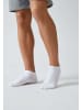 SNOCKS Sneakersocken aus Pflanzenfasern Weiß 6 Paar