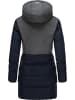 ragwear Winterjacke Ashani Block Intl. in Navy