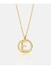 Vanlere Kette aus 375 Gelbgold Buchstabe E