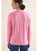 Cecil Pullover mit Zopfmuster in Rosa