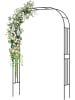 COSTWAY Rosenbogen Metall 240x153x40cm in Schwarz