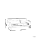 Beliani 3-Sitzer Sofa MOTALA in Beige/Braun - (W) 182 x (H) 76 x (L) 83 cm