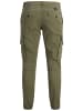 Jack & Jones Hose Cargo Jogger Pants PAUL FLAKE AKM 542 Twill Gummibund in Olive