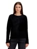BETTY & CO Strickpullover mit V-Ausschnitt in Schwarz