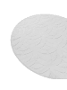 Beliani Kurzflor HOOD in Grau - (W) 160 x (L) 160 cm
