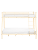 Beliani 4-tlg Hochbett CHADURIE in Beige