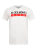 Jack & Jones T-Shirt Print - ELEMENTS TEE SS CREW NECK in Cloud Dancer