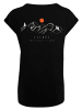 F4NT4STIC Extended Shoulder T-Shirt Discover the world in schwarz