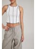 DeFacto Crop-Top FITTED in Off Weiss