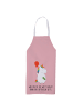 Mr. & Mrs. Panda Grill Schürze Einhorn Luftballon mit Spruch in Rot Pastell