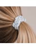 Claide Scrunchie Malie  in  Weiß, Blau
