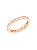 Amor Ring Silber 925, gelbvergoldet in Roségold