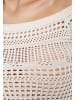 Swirly Damen Short-Top in Weiss