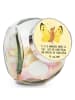 Mr. & Mrs. Panda Bonbonglas Schmetterling Zitronenfalter mit Spruch in Gelb Pastell