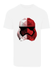 F4NT4STIC T-Shirt Star Wars The Last Jedi Cubist Stromtrooper Helm in weiß