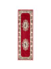Pergamon Orient Velours Teppich Läufer Trendline in Rot