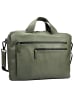 Leonhard Heyden Den Haag Aktentasche Leder 40 cm Laptopfach oliv