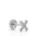 Luxenter Piercing aus 925er Sterlingsilber mit Zirkonia, rhodiniert – Garlin