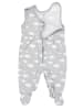 TupTam Baby Mädchen Strampler mit Fuß 3er Pack in rosa/grau