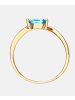 Diamant L'éternel Ring aus 375 Gelbgold mit Diamant mit Topas