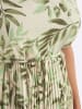 sheego Jersey-Kleid in champagner-pistazie-gemustert
