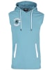 Gorilla Wear ärmelloses T-Shirt mit Kapuze - Oswego - Blue