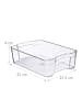 relaxdays 2 x Kühlschrank Organizer in Transparent