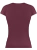 Janice 2 x Damen T-Shirt Nysa in Beige/Burgund