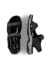 Camel Active Ledersandale mit profilierter TPR Sohle in Schwarz