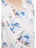VIRITA Women Top in WHITE BLUE