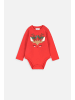 Coccodrillo Langärmeliger Bodysuit Xmas in rot