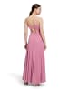 Vera Mont Abendkleid mit Lurexfaden in Rosé/Silver