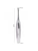 FineBuy Vase in Silber / Aluminium / 13x13x100
