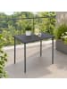 VCM  Metall Bistrotisch Balkontisch Sumila 80x55 in Schwarz