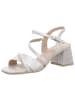 Caprice Riemchensandalette in silber