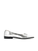 Bianco Ballerinas in Silver