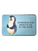 Mr. & Mrs. Panda Geschenkbox Pinguin Diät mit Spruch in Eisblau