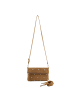 FREDs BRUDER Endless Beads Clutch Tasche Leder 28 cm in toffee