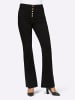 Heine Bootcut-Jeans in schwarz