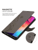 cadorabo Hülle für Samsung Galaxy A50 4G/A50s/ A30s in FLORAL GRAU