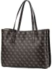 Guess Shopper Meridian Girlfriend Tote Logo in Brown Logo