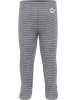 Normani Outdoor Sports Baby Merino Langarm Wickelbody und Hose in Grau gestreift