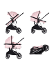 Chipolino Kinderwagen Aura 2 in 1 in rosa