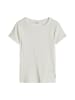 Marc O'Polo DENIM Ripp-Jersey-T-Shirt slim in Silky White