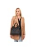 Toscanto Leder Handtasche Toscanto Tasche schwarz ca. 31cm